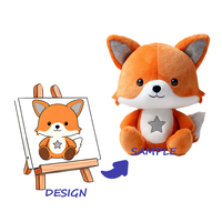 Jouets en peluche personnalisés super doux avec rembourrage en coton PP ODM