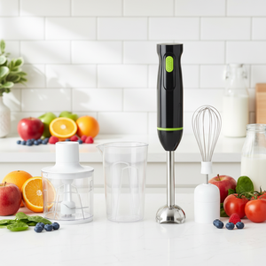 Mixeur plongeant <span class=keywords><strong>professionnel</strong></span> 3-en-1, presse-agrumes moderne, machine <span class=keywords><strong>à</strong></span> immersion avec mixeur manuel en plastique - Product Image 4