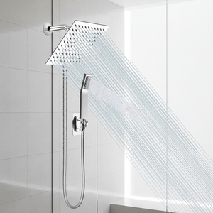 Kit de Ducha de Alta Presión de Acero Inoxidable 304, Tipo Lluvia, de Pared, Ahorro de Agua, <span class=keywords><strong>Anticorrosivo</strong></span>, con Certificación CE y 5 Años de Garantía - Product Image 5