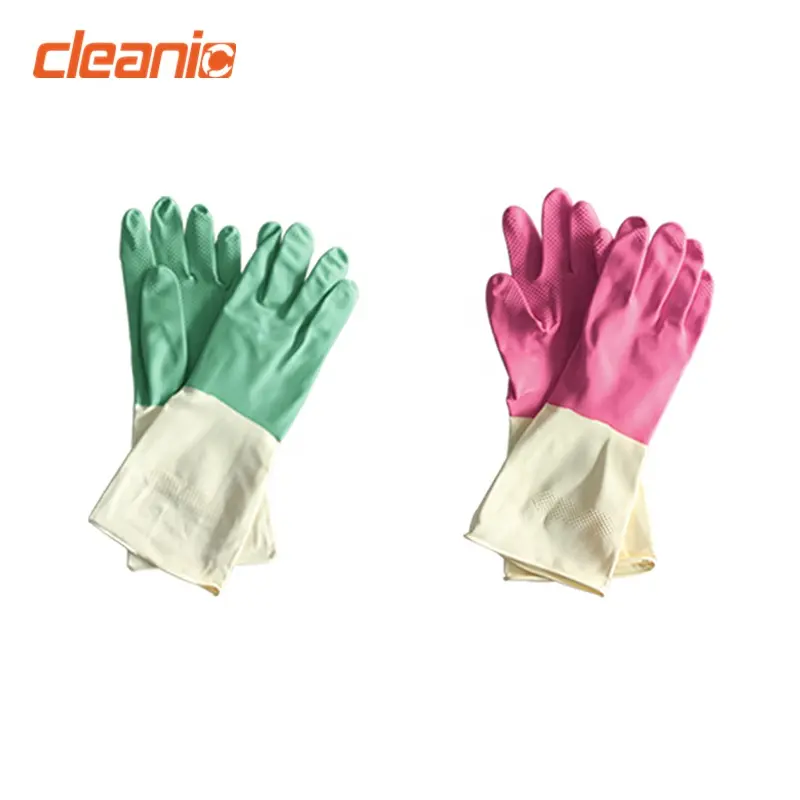 Guantes multiusos no tóxicos, resistentes al agua, reutilizables, para lavar platos, limpieza de inodoro y lavado de tela