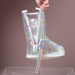 Penutup Sepatu Sekali Pakai Anti Selip untuk Luar Ruangan, Dalam Ruangan, Berkemah, Rumah Tangga, PVC, Dapat Disesuaikan - Product Image 3