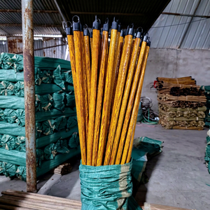 Poignées de balai en bois PVC Grain en gros de qualité supérieure-120cm, écologique, idéal pour l'achat en gros - Product Image 1