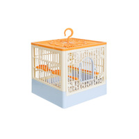 Fournitures pour animaux de compagnie : Cages à oiseaux respirantes en plastique de style français, anti-évasion, pour le bain des perroquets, pour la maison et l'extérieur