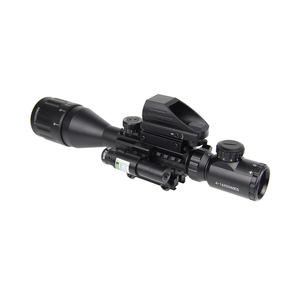 Tùy chỉnh phạm vi Combo 4-16x50eg kép chiếu sáng phạm vi + Sight 4 kẻ ô màu đỏ/Màu xanh lá cây Dot Laser Sight với 20 mét núi - Product Image 4