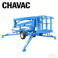 Promotion : Grue à flèche télescopique pliable de 10-24 m, montée sur remorque, grue de levage à flèche