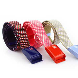 Bán Buôn Tùy Chỉnh In Ấn Trượt Khóa Đầy Màu Sắc Phụ Nữ Thắt Lưng Vải Giản Dị Vải Dệt Vải Vành Đai Với Giá Nhà Máy - Product Image 1