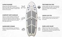Nouveau design Planches de SUP gonflables pour 8 personnes Big Paddle Board à vendre