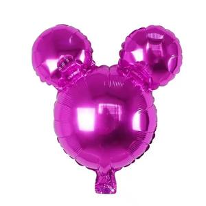 10 Uds <span class=keywords><strong>Mickey</strong></span> Minnie <span class=keywords><strong>Mouse</strong></span> cabeza globo <span class=keywords><strong>de</strong></span> papel <span class=keywords><strong>de</strong></span> aluminio Baby Shower <span class=keywords><strong>fiesta</strong></span> <span class=keywords><strong>de</strong></span> cumpleaños decoración niños juguetes suministros Globos <span class=keywords><strong>de</strong></span> aire - Product Image 4
