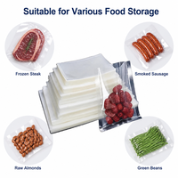 Sacs d'emballage alimentaire sous vide transparents personnalisés PA-PE, pochettes rembourrées pour viande, dattes rouges, noix, vente en gros B2B