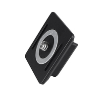 Plaque magnétique à dégagement rapide 1/4 pour adaptateur Arca-Swiss vers griffe porte-accessoire pour caméra GoPro, flash, micro, LED, trépied, rotule, pince