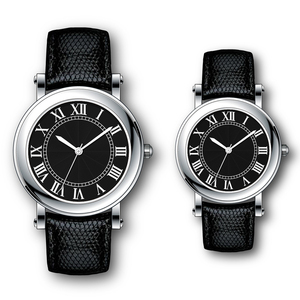 Montre de couple à grand cadran avec chiffres romains, bracelet spécial, montre personnalisée de luxe, meilleure vente - Product Image 4