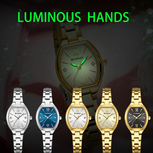 Montre de luxe pour femme avec logo personnalisé et cadran lumineux pour un usage quotidien tendance, fabrication de montres sur mesure, production OEM - Product Image 3