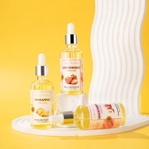 Nouvelle huile de <span class=keywords><strong>parfum</strong></span> personnalisée Anti-oxygène éclaircissant pour la peau Ensemble d'huiles artisanales pour le corps fraise/ananas/pêche - Product Image 4