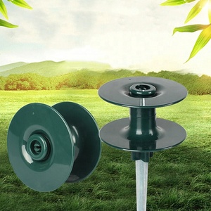Guide de tuyau bon marché, <span class=keywords><strong>rouleau</strong></span> lisse de jardin, Guide de tuyau métallique avec pointe en alliage de Zinc robuste pour la Protection de la pelouse - Product Image 3