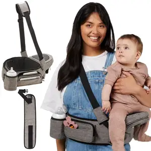 Mãos livres Custom Baby Carrier Infantil Criança Segurança Cintura Stool Adequado para Recém-nascido a 36 Meses Baby Carrier Hip Seat
