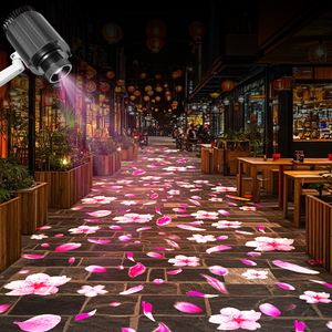Lámpara de Proyección con Patrón de Flores de Pétalos que Caen, Decoración del Hogar, Regalo de San Valentín, Luz - Product Image 1