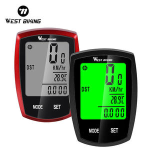 Chronomètre étanche, <span class=keywords><strong>compteur</strong></span> LCD sans fil, odomètre chinois et anglais, cyclisme robuste, avec intégré - Product Image 6