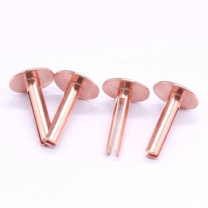 Nouveau design Rivets semi-tubulaires à tête rouge, fraisage central, plats, norme ISO, taille personnalisable, marque Saitong, plage de préhension 200-300 - Product Image 1