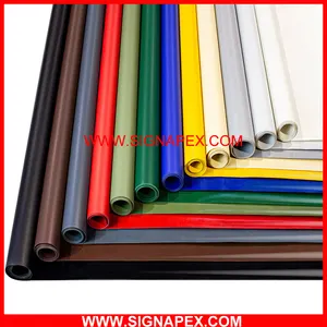 Signapex 2024 Hot Selling PVC Coated Fabric Manufacturer Industrial Fabric Tarpaulin Roll For Truck Cover Material Tent Material