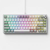 Keyboard Gaming Custom 75% Gasket Mekanik Berkabel Nirkabel Tri-mode untuk 2.4G RGB Backlit Hot-swap Volume