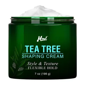 自有品牌茶树塑形霜强力胶原蛋白美发霜适用于所有头发类型的男女