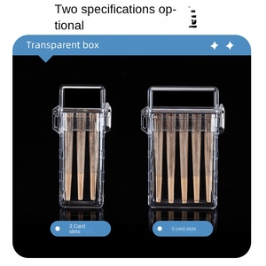 Trong suốt trumpet ống hộp chống ẩm bằng nhựa vuông ống không thấm nước Trường hợp với khắc Laser lật <span class=keywords><strong>Top</strong></span> đóng cửa cho du lịch - Product Image 4