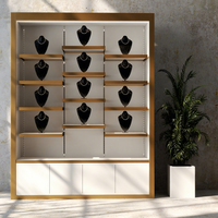Vitrines de présentation de bijoux de luxe personnalisées avec éclairage LED |   Meubles de magasin de bijoux en verre trempé pour salle d'exposition de détail