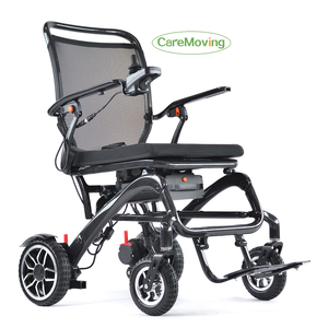 Vendite calde di lusso di potere pieghevole in fibra di carbonio leggera batteria al litio pieghevole sedia a rotelle elettrica per i viaggi - Product Image 1