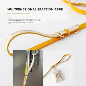 Luxo Handmade couro impermeável couro <span class=keywords><strong>Harness</strong></span> peito Strap Set perfeito para cão pequeno - Product Image 3