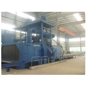 Mesh Belt Through Shot Blasting Machine Shot Blasting Machine With Roller Conveyor