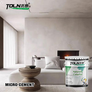 Microcemento en polvo para baño de lujo, Kit de capa superior para <span class=keywords><strong>suelo</strong></span> de pared <span class=keywords><strong>Interior</strong></span> de hormigón, pintura de microcemento para interiores, azulejos de revestimiento - Product Image 1