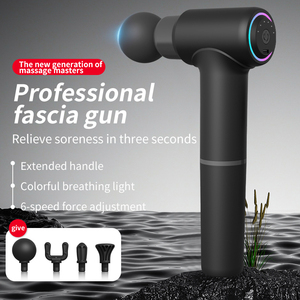 Masajeador Muscular Manual Extendido para Gimnasio con 4 Cabezales, Pistola de Masaje Terapéutico de Percusión Profunda para Relajar la Fascia Muscular - Product Image 2