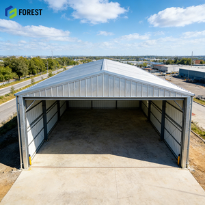 โรงงานผลิตสิ่งทอเคลื่อนที่แบบเร็ว ทนไฟ โครงสร้างโลหะอุตสาหกรรมขั้นสูง ขนาด 150x200x25 เมตร ประกอบง่าย รวดเร็ว คุณภาพเยี่ยม - Product Image 1