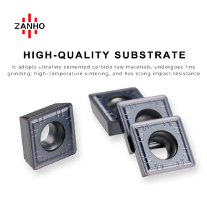 Zanho wcmx spmg spmt loạt PVD tráng cacbua khoan chèn cho mù & thông qua các ứng dụng lỗ OEM tùy chỉnh cnctool - Product Image 4