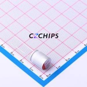 ตัวเก็บประจุแบบแข็ง H2470M100E130RL แบบ Through-hole (THT), ขนาด D10xL13 มม. 47uF 20% 100V โพลีเมอร์ - Product Image 1