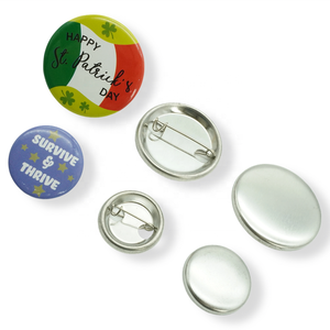 Tùy Chỉnh Trống Trang Trí Kim Loại Nút Huy Hiệu Với Trở Lại Thanh Pin <span class=keywords><strong>Tin</strong></span> Huy Hiệu - Product Image 4