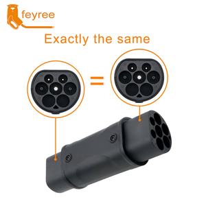 Adaptador de Cargador para Vehículos Eléctricos Feyree Tipo 2 a GBT CCS2 a CCS1, Montaje en Pared, 32A, Nuevo, Certificado CE/FCC - Product Image 2