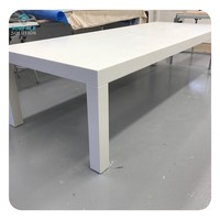 Grande dalle de surface solide en acrylique, résistante aux taches, pour comptoir de cuisine et salle de bain d'appartement