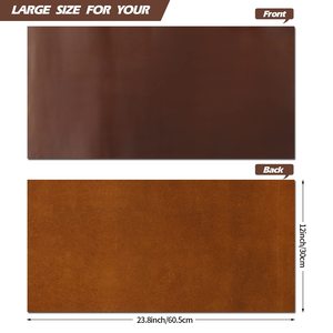 Humbs-UP 12 ''X24'' цельнозерновая кожа инструменты 2 мм Толстая кожа из натуральной кожи листы для кожаного изделия - Product Image 3