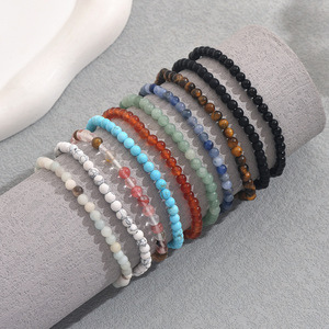Geometric <b>Beaded</b> Bracelet <b>Set</b> Handcrafted High End Design Versatile For Women Fashion Jewelry Accessory - Product Image 2
