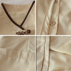 Tenue <span class=keywords><strong>de</strong></span> <span class=keywords><strong>travail</strong></span> à manches longues pour femmes, pour le personnel d'hôtellerie, <span class=keywords><strong>de</strong></span> restauration et <span class=keywords><strong>de</strong></span> nettoyage des locaux - Product Image 2