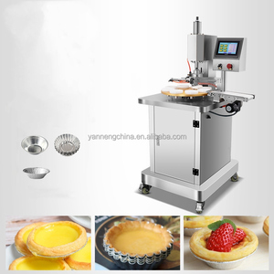 เครื่องขึ้นรูปทาร์ตไข่โปรตุเกสขนาดเล็กแบบอัตโนมัติ เครื่องขึ้นรูปเปลือกแป้งบิสกิตอัตโนมัติเต็มรูปแบบ เครื่องทำทาร์ตสับปะรดอัตโนมัติ ผลิตในประเทศจีน - Product Image 1