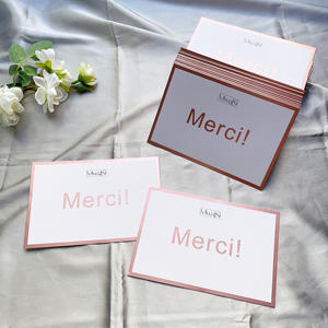 10 x 15 Cartes de remerciement en feuille d'or rose de qualité supérieure - Cartes d'insertion personnalisées pour la fidélité des clients et l'emballage de boutique - Product Image 5