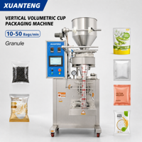 Machine d'emballage volumétrique de type coupelle avec réducteur de vitesse RV et moteur à fréquence variable pour sachets de granulés, de haricots et d'aliments
