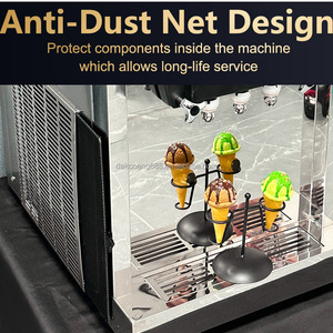 Nouvelle machine à glace molle de table, 3 saveurs, automatique, pour sundae, Maquina De Helado Suave - Product Image 5