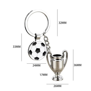 Llavero con Trofeo <span class=keywords><strong>de</strong></span> Fútbol 2026 y Abrebotellas, Colgante Deportivo Funcional, Regalo Promocional - Product Image 3