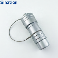 Cubierta Protectora de Polvo de Aleación de Aluminio de Alta Resistencia Sinztion para Conectores de Aviación Serie B K S F 0K 1K 2K 0B 1B 2B Macho y Hembra