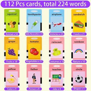 Machine d'apprentissage éducative en <span class=keywords><strong>langue</strong></span> anglaise pour les enfants d'âge préscolaire et les élèves du primaire, jouets d'entraînement avec cartes flash parlantes - Product Image 5