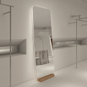 Espejo de pie LED de cuerpo entero minimalista para decoración del hogar, espejo de cristal grande multifuncional para diseño de interiores y uso decorativo - Product Image 4