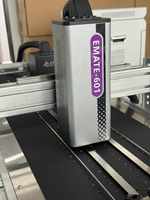 Imprimante jet d'encre UV PIJ à tête d'impression unique de 108 mm max, machine de codage industrielle, codeur de codes-barres QR pour étiquettes de carton